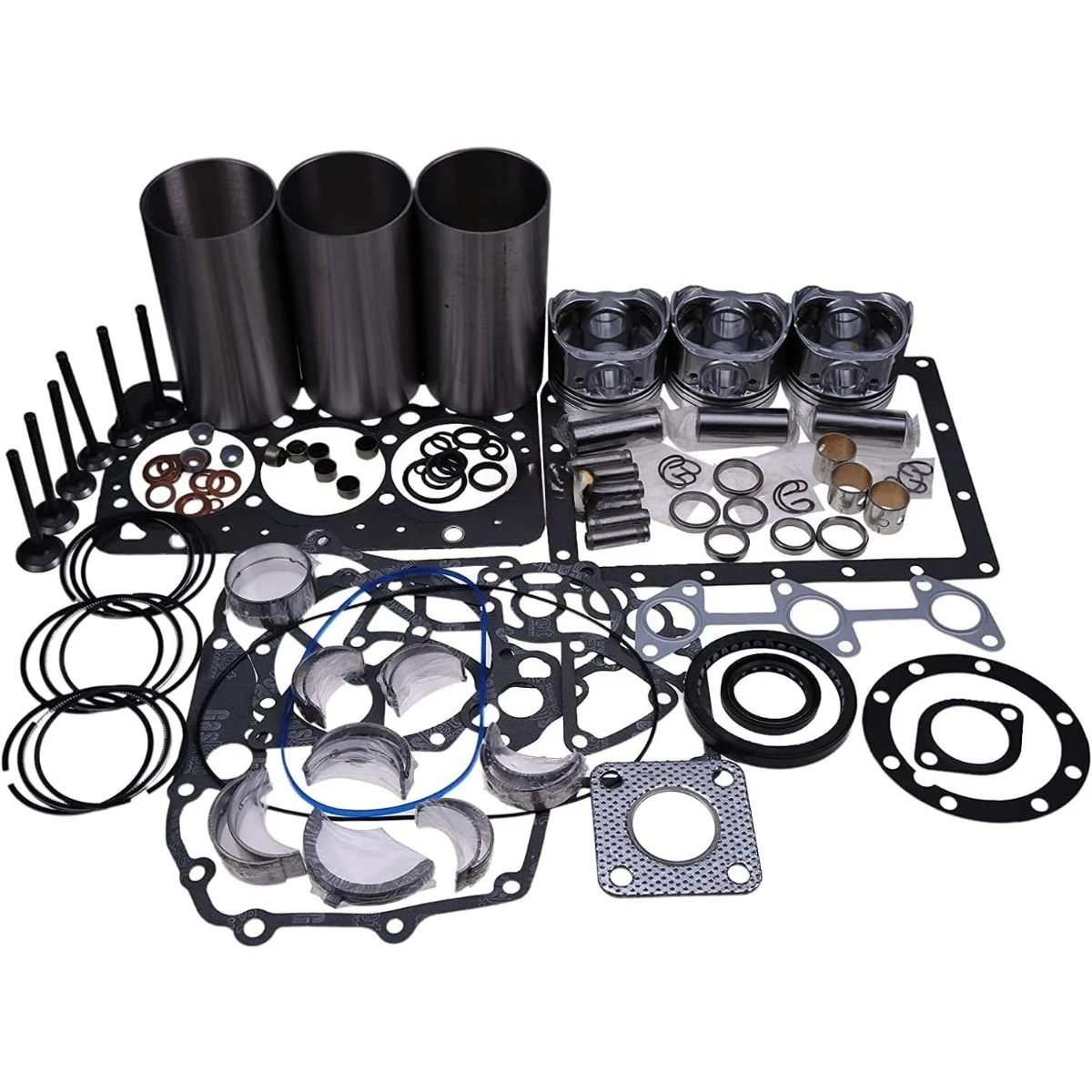 Kit de Reparación Completo Compatible con Motores Kubota D902 D902-E2B D902-E3B D902-E4B, Excavadora KX41-3, Tractor BX25