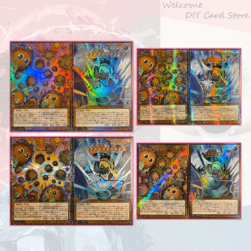 Japanese Anime DIY Yu-Gi-Oh! Kuriboh on the Rise Elemental HERO Neos Odd-Eyes Pendulum Dragon Decode Talker Collectible Cards