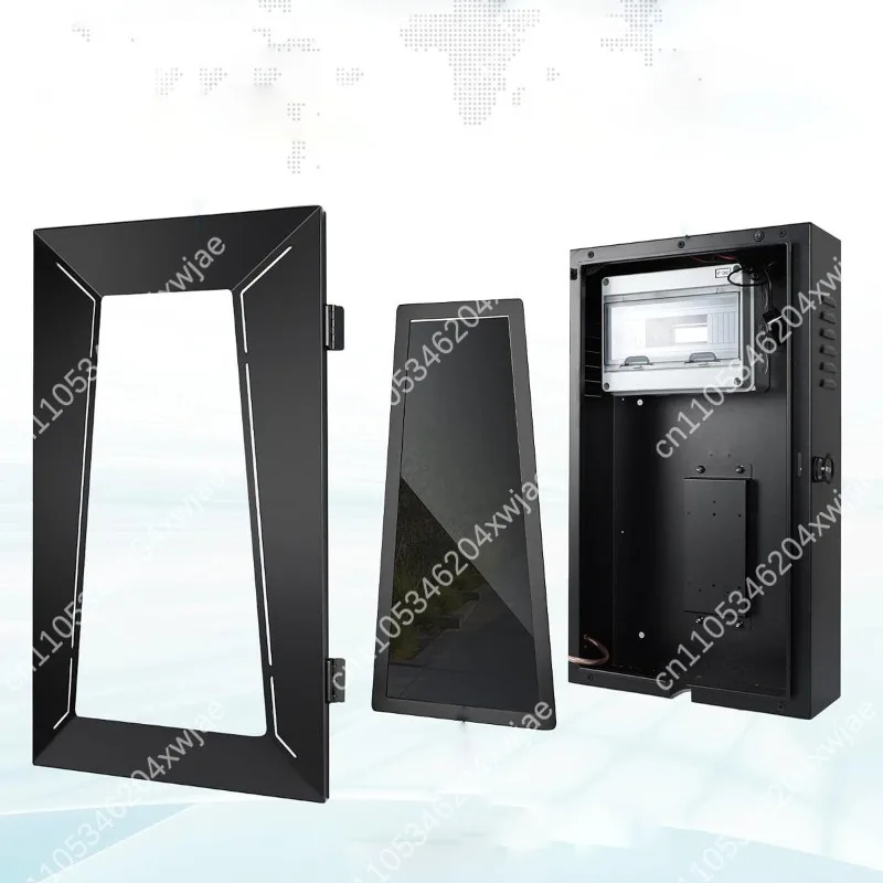 EV Charger Protection Box Lockable with LED Light for Tesla Gen3 Wall Connector Model Y 3 S X Outdoor Anti-Theft Enclosure