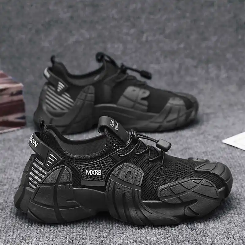 Appearance Increases Non-slip Sole Men's Luxury Brand Sneakers Woven Shose For Mans Stylish Shoes For Men Sports