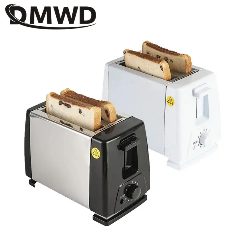 110V 220V Multi-function Toaster Removable Crumb Tray Double-Sided Heating Double-Slot Toast Bread Bake oven Sandwich machine