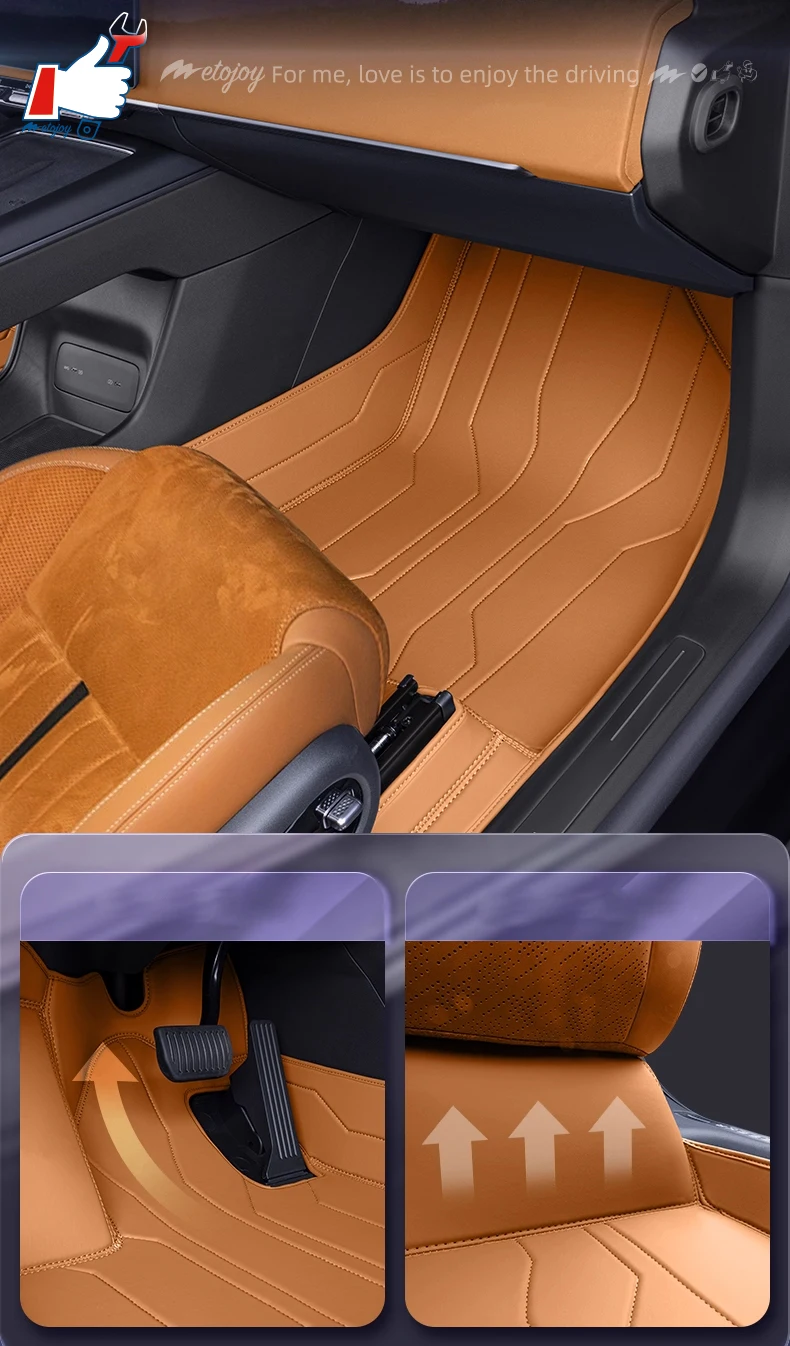 اليد اليسرى محرك سيارة الكلمة حصيرة لمازدا EZ6 2024 كامل المحيطي القدم حصيرة حصيرة الطابق بطانة سجادة أرضيات حصيرة مقاومة للماء