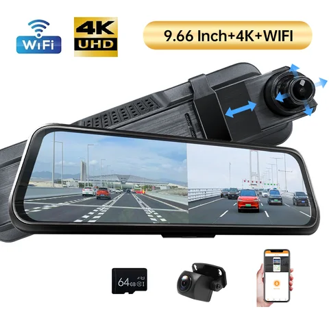 10 best sales rearview mirror dual channel recorder - №5