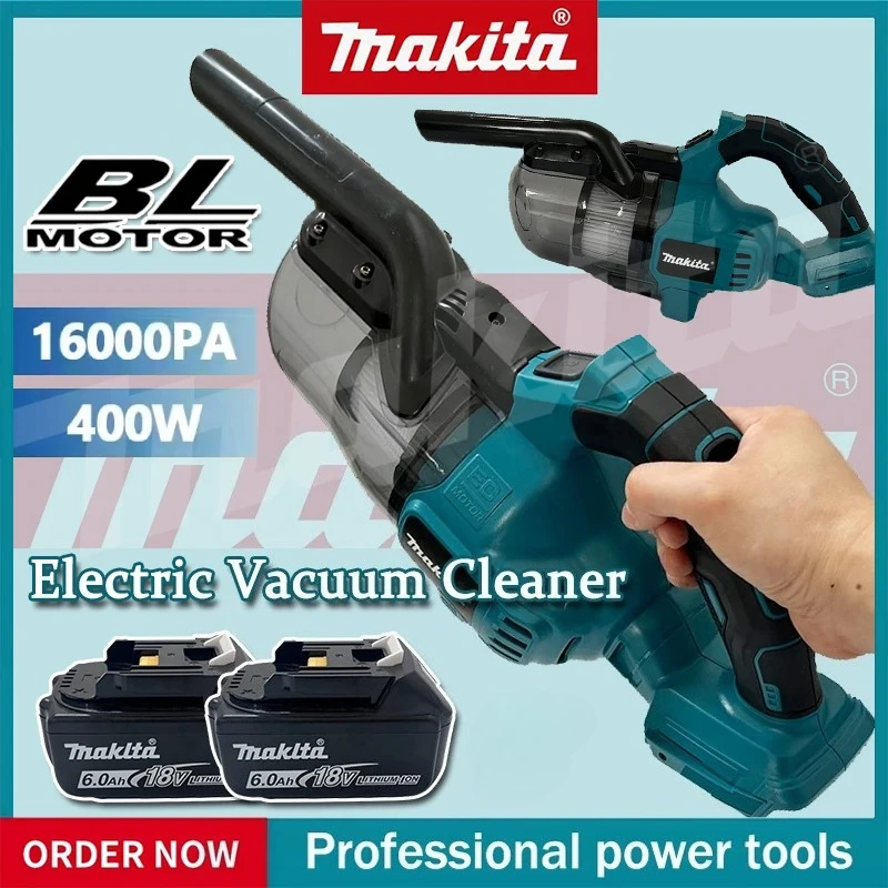 

Makita Cordless Electric Vacuum Cleaner LED Portable Household Industrial Construction Cleaning For 18V Battery Tool