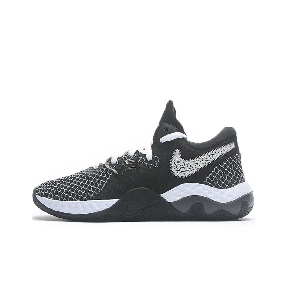 Nike Renew Elevate 2 Basketball Shoes Men's Low Top Black/White CW3406-004