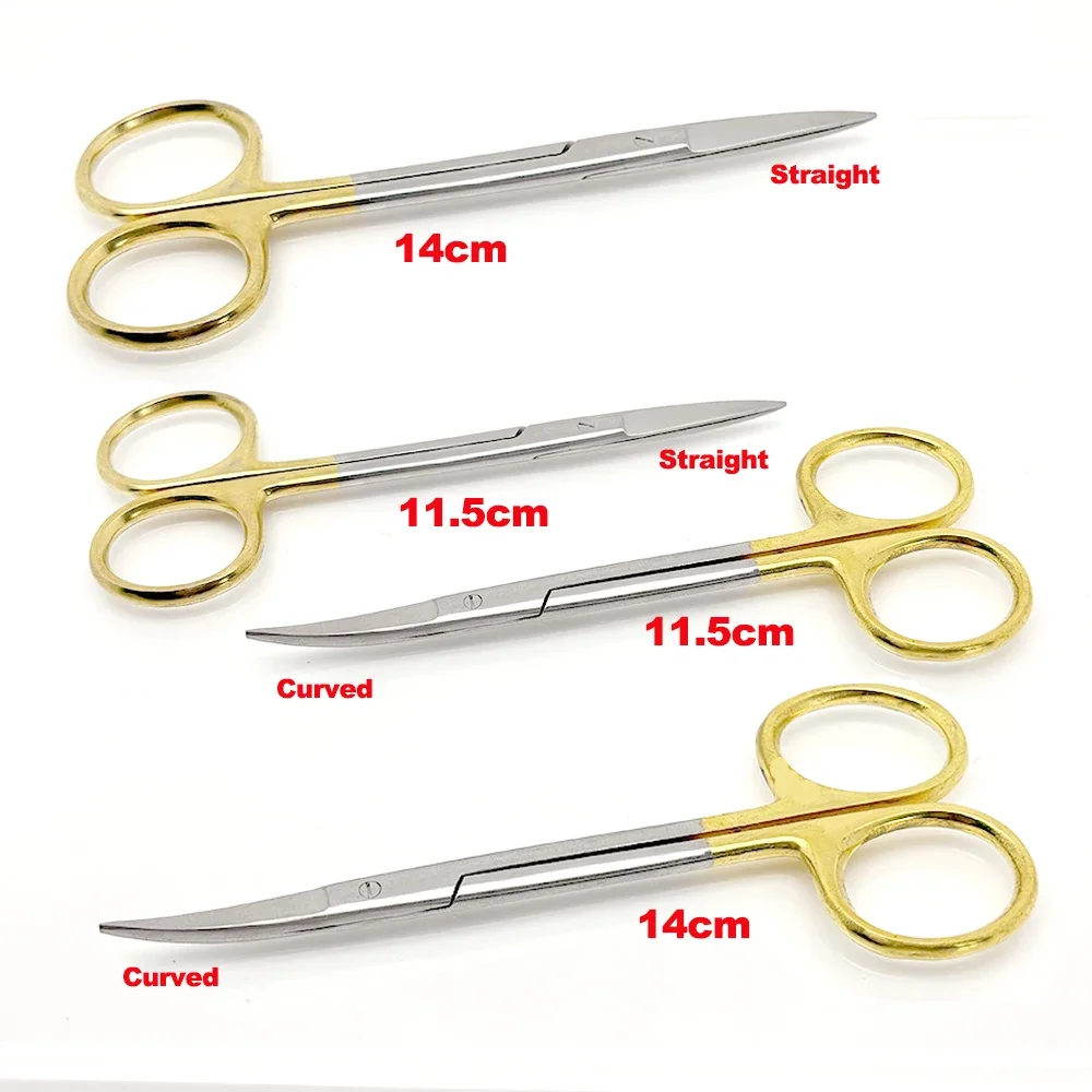 

Stainless Steel Dental Surgical Scissors Straight/curved Tip Autoclave Dentist Tools Dentistry Lab Instrument Tools