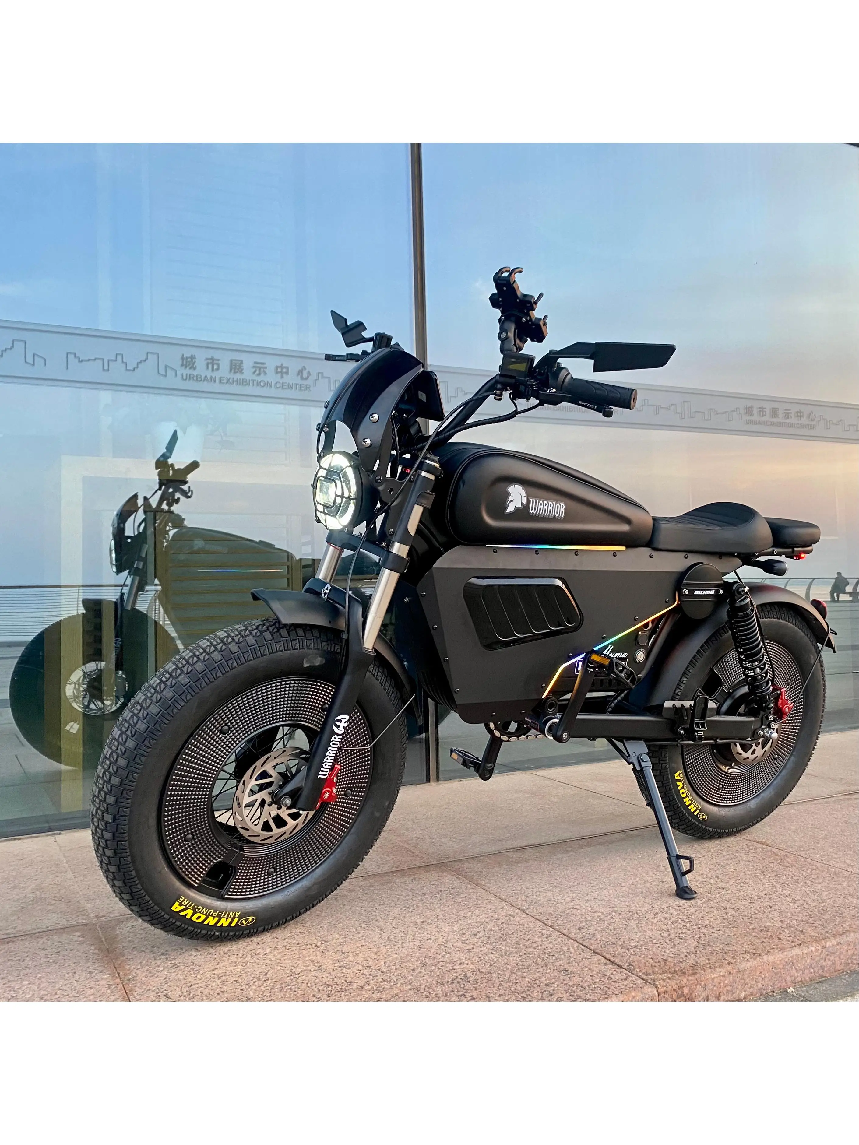 AliExpress NONE US Warehouse Electric Bike Removable Large Capacity Lithium Battery 3000W 60V 45AH Fat Tire Mountain Snow E-Bike