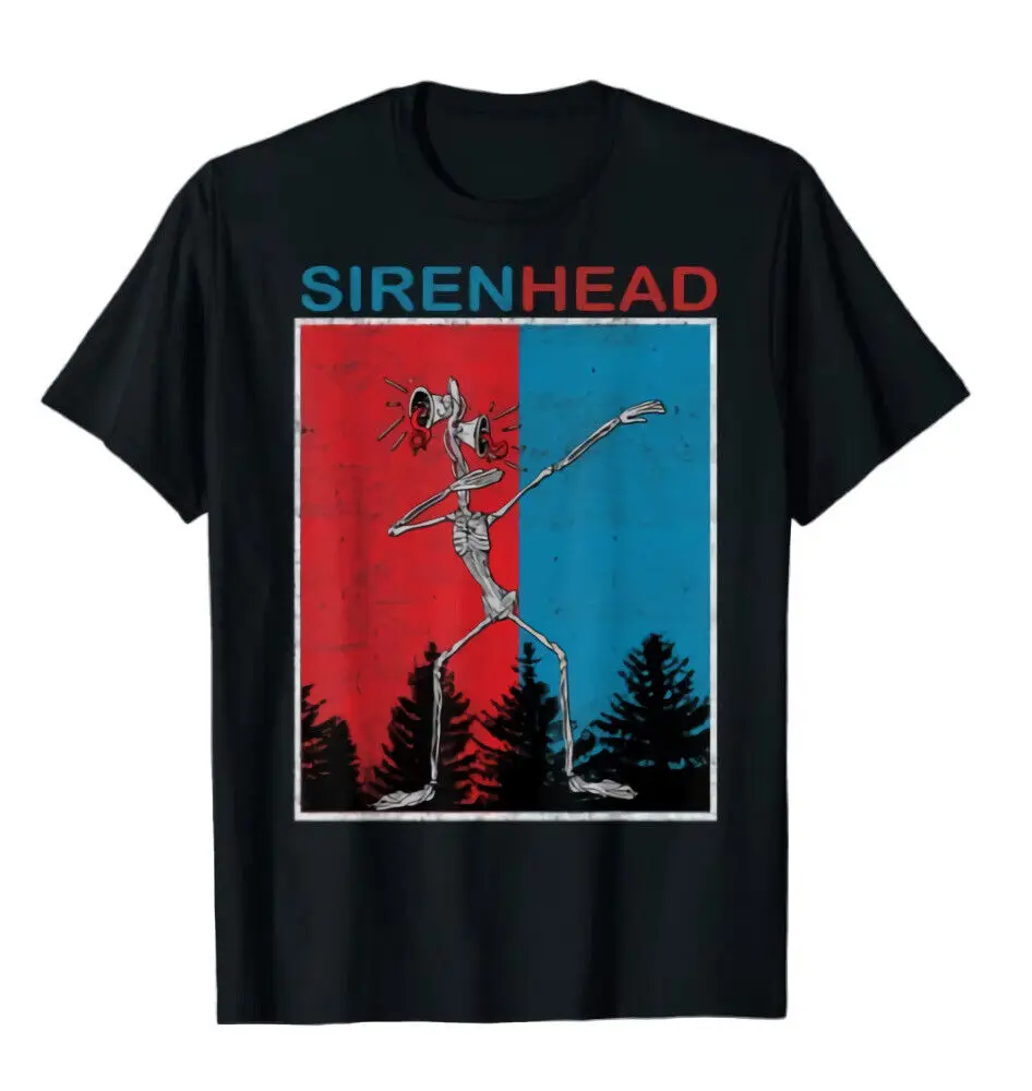 Creepy Forest Funny Dabbing Siren Head T-Shirt Funny Gift For Men, Size M - 3XL