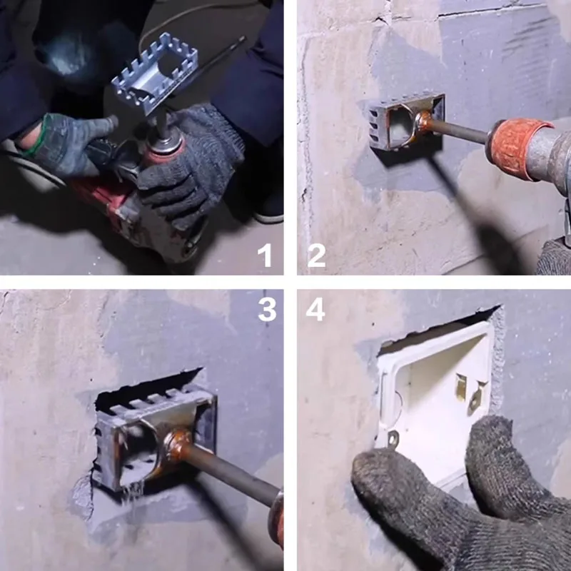 powertools hardwaretools homeimprovement 86 라인 박스 소켓 구멍 펀치 빠른 전기 해머 오픈 홀 도구