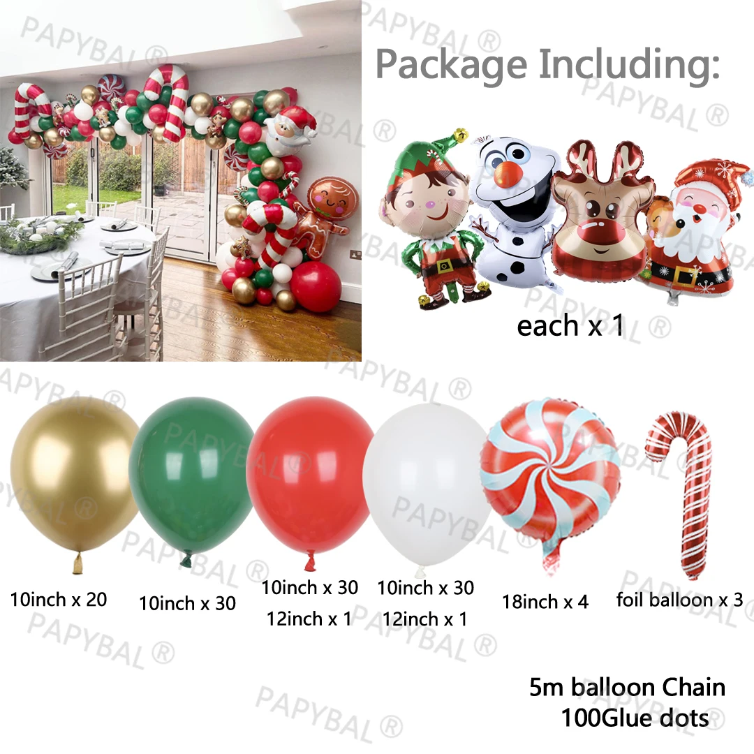 1 zestaw czerwony Glod balony Arch Garland zestaw cukierki Mickey Minnie Olaf kulki foliowe dekoracje na przyjęcie świąteczne sylwester Globos