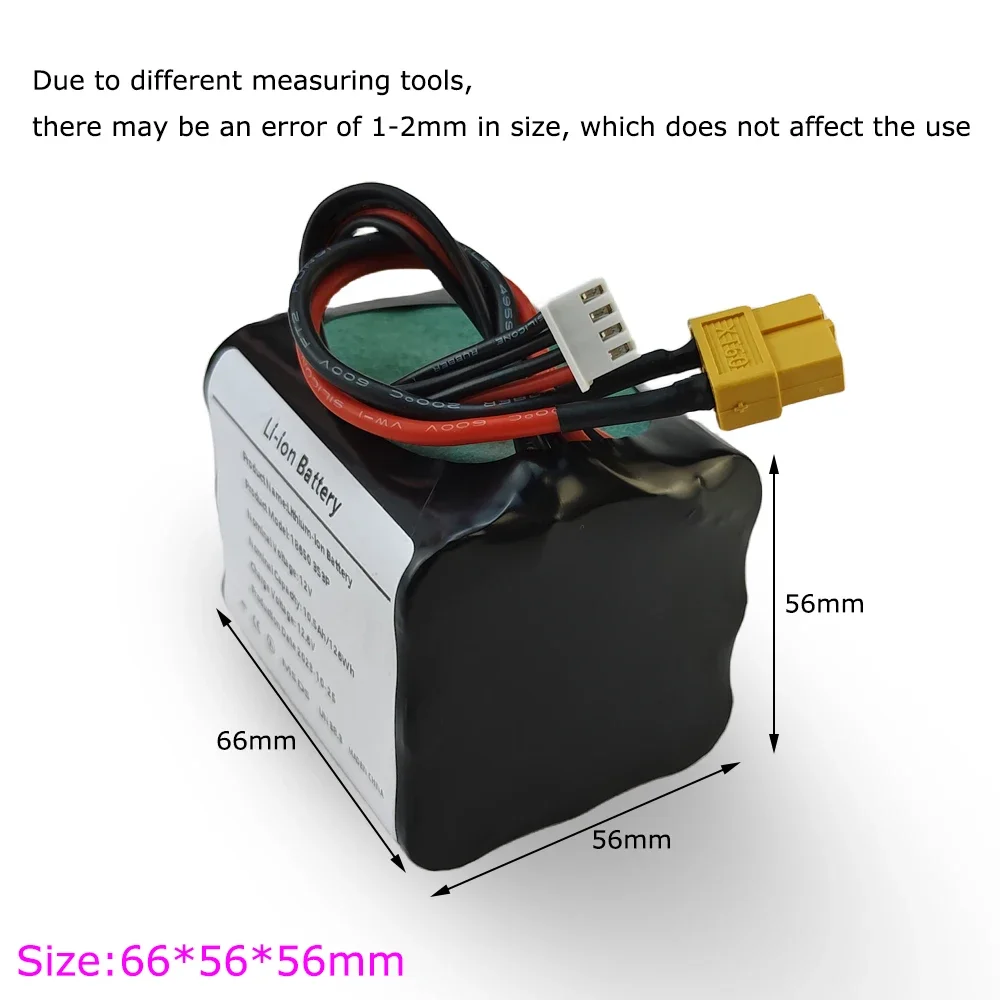 3S3P 12V 10.5Ah 12.6V High Capacity UAV Rechargeable Li-ion Battery for Parrot Disco Various RC Airplane Quadrotor