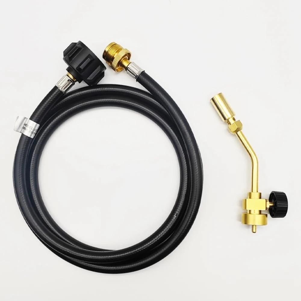 Propane Gas Tank Turbo Torch Hose Adapter Kit, Portable Propane Torch for Brazing Soldering Welding, Fuel By Gas Cylinder