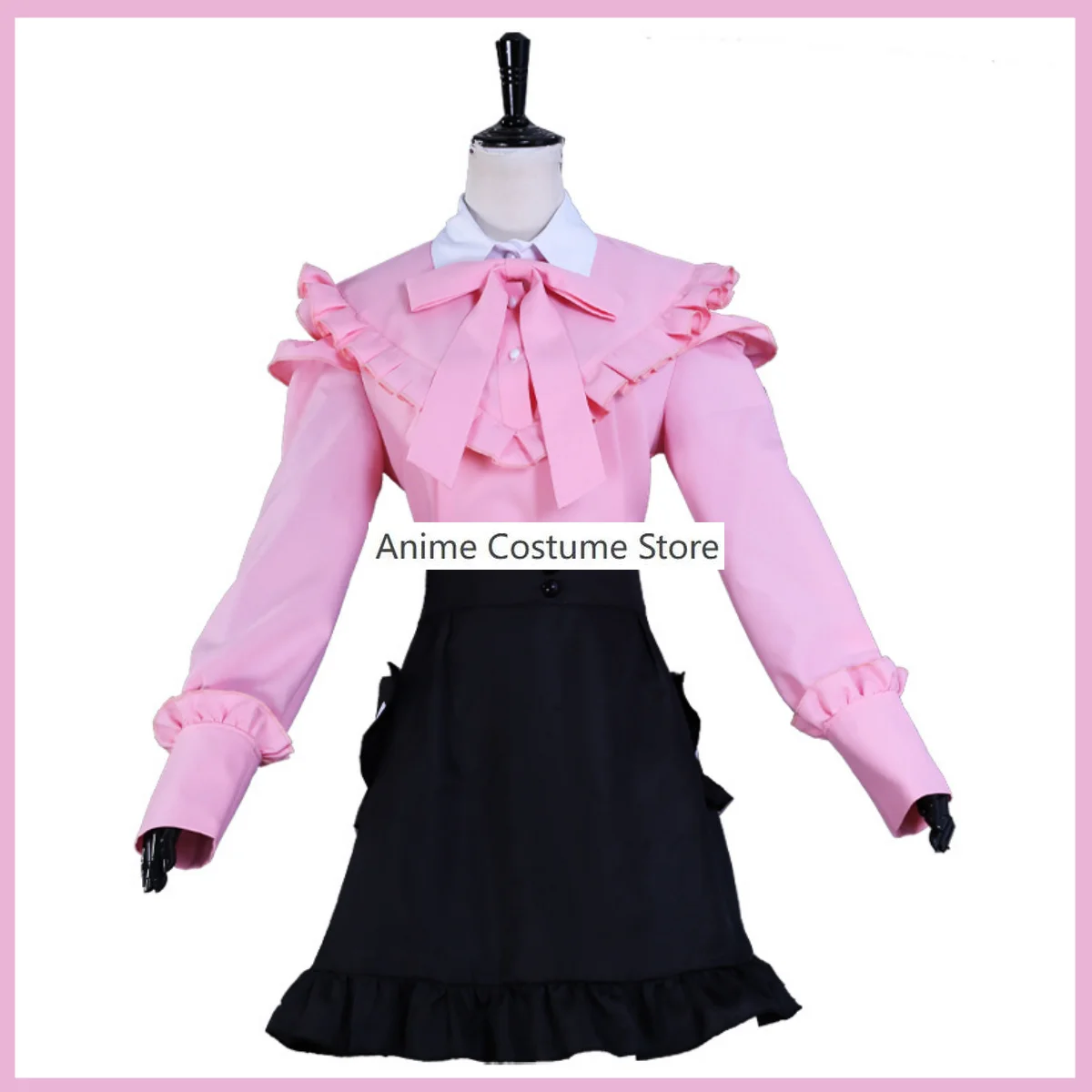 Anime NIJISANJI Virtual Uploader Kanakana Cosplay Costume Gamers Knkn Kuzuha-Vamp Female Wig Pink Skirt Woman Kawaii Party Suit