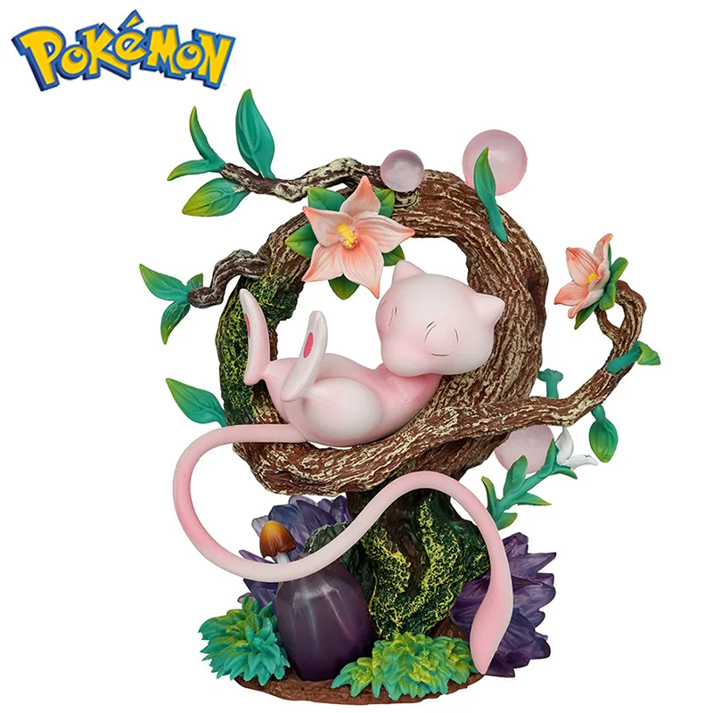 Pokemon Sleep Mew 15cm Anime Figure Gk Action Figurine Pvc Statue Model Doll Room Collection Decoration Toys For Friend Gifts