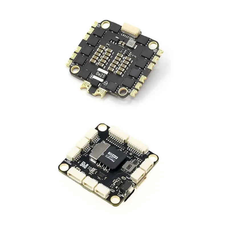 

Полетный контроллер DIGIT-Micoair743 Lite FPV Stack H743 60A 4-в-1 ESC с прошивкой PX4 и беспроводной настройкой по Bluetooth