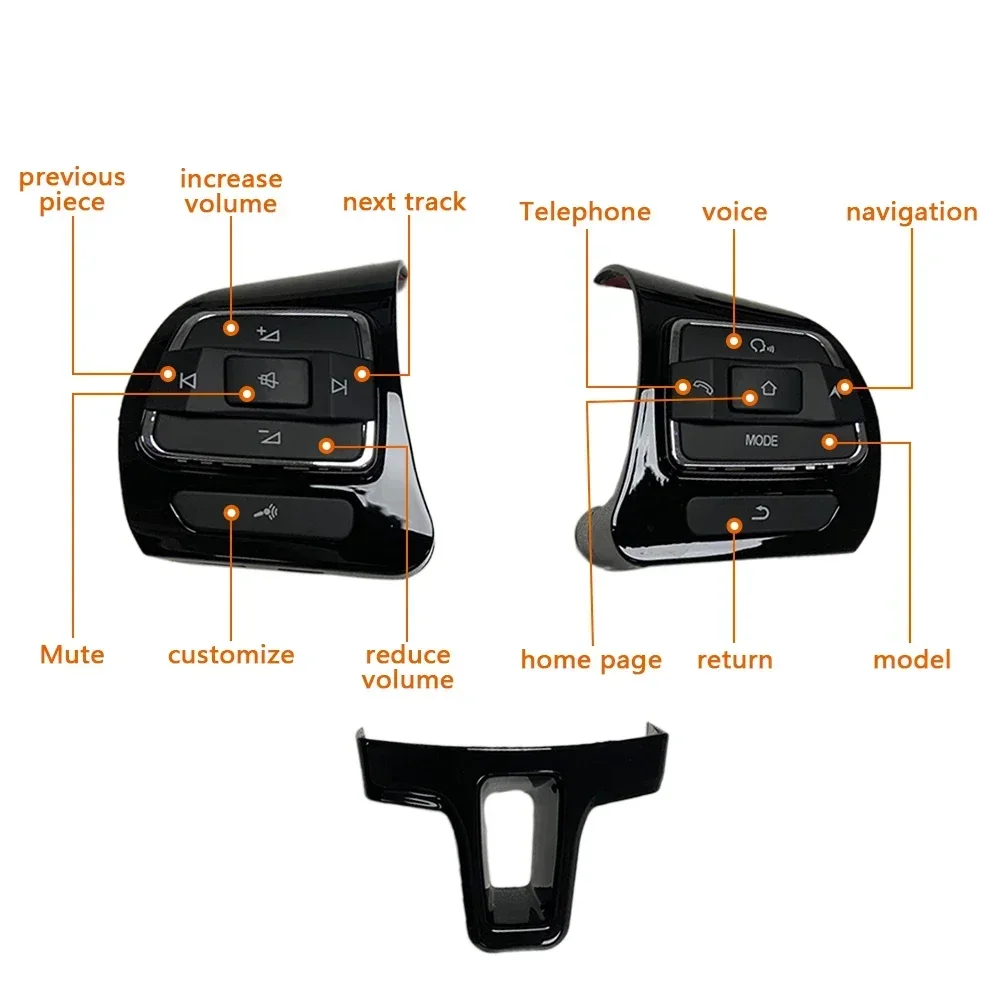 سيارة متعددة الوظائف عجلة القيادة مجموعة التحكم التبديل لشركة فولكس فاجن جولف 6 MK5 جيتا MK6 بولو 6R 9N توران بورا ساجيتار سانتانا
