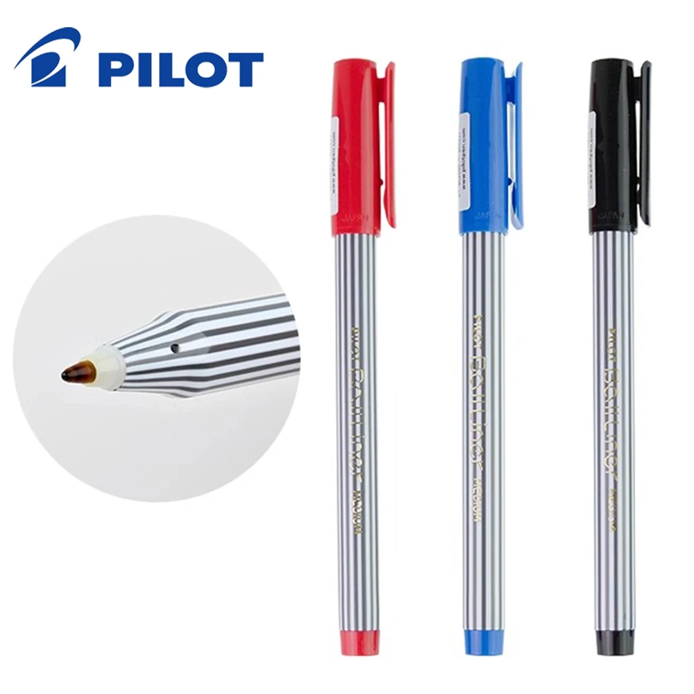 6pcs Japan PILOT Gel Pen BL-5M Signature Pen Bold 0.8mm Business Ball Pen Black Blue Red Smooth Writing Stationery