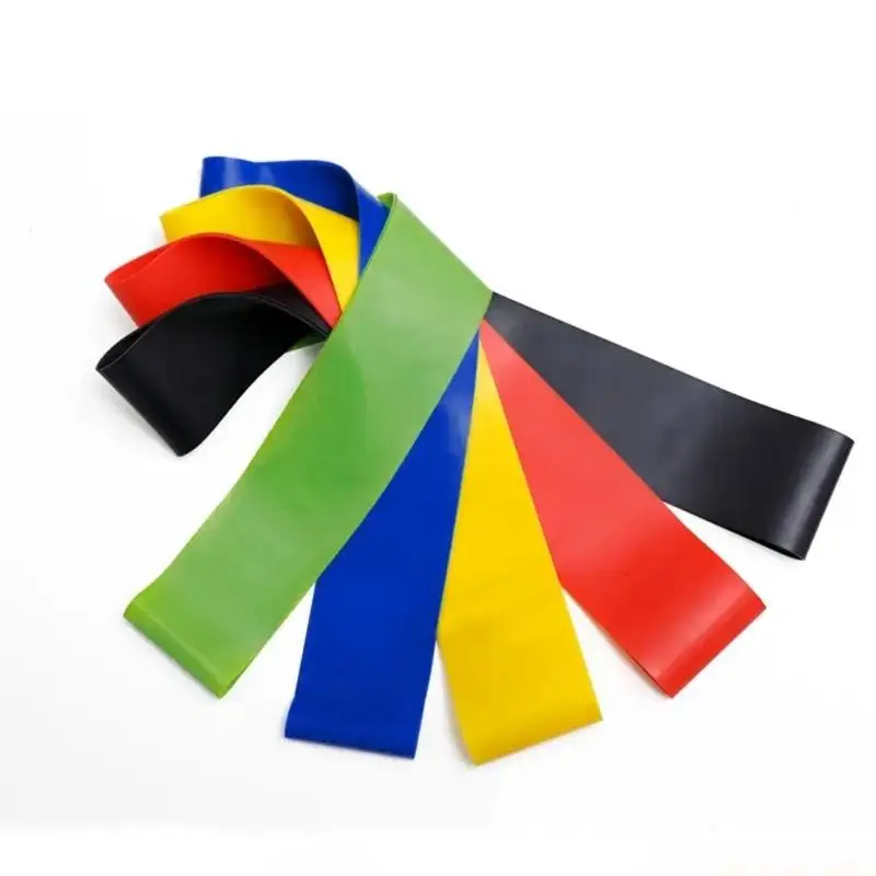 31BE Athletic Elastic Training Bands Multipurpose Silicone Resistance Belt for Football Conditioning Leg Day Workouts Yogas