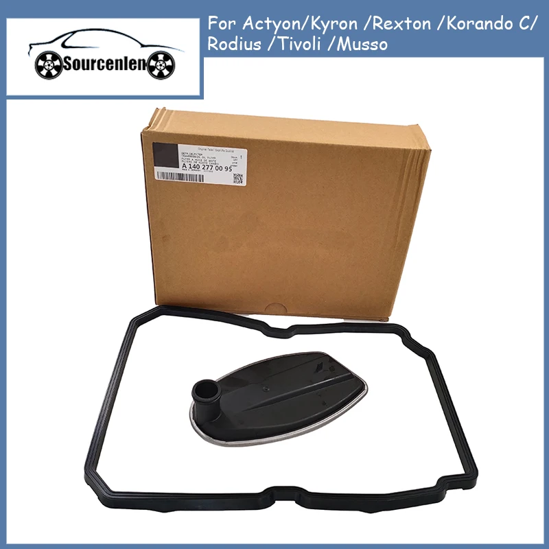 

1402710080 1402770095 New Transmission Filter+Gasket KIT For Actyon/Kyron /Rexton /Korando C/Rodius /Tivoli /Musso