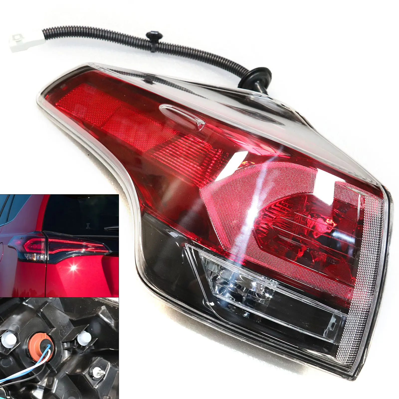 

Driver Left Side Tail Light For 2016 2017 2018 Toyota RAV4 Tail Lamp Outer Rear Lamp Assy 815500R061