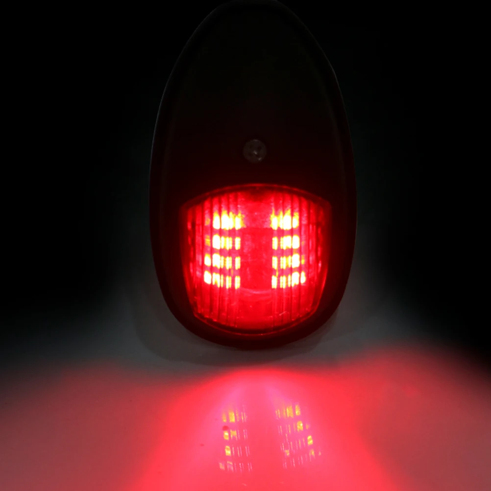 

2pcs Red Green LED Navigation Lights Acrylic ABS Marine Boat Yacht Bow Stern Signal Light Waterproof Long Life