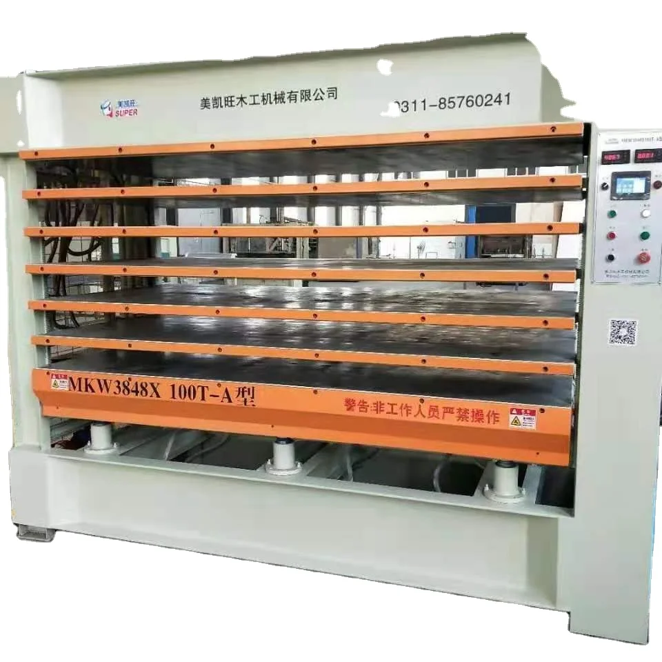Board Plywood Panel Hot Press Machine 120 Ton 3 Layers Woodworking Machine