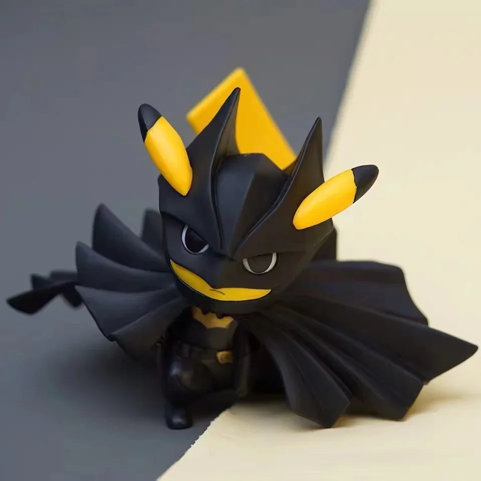 Marvel DC Anime Batman COS pikachu gremlin Q version Doll Cake Decoration Handmade Pendant Collectible Model Toy Figures gifts