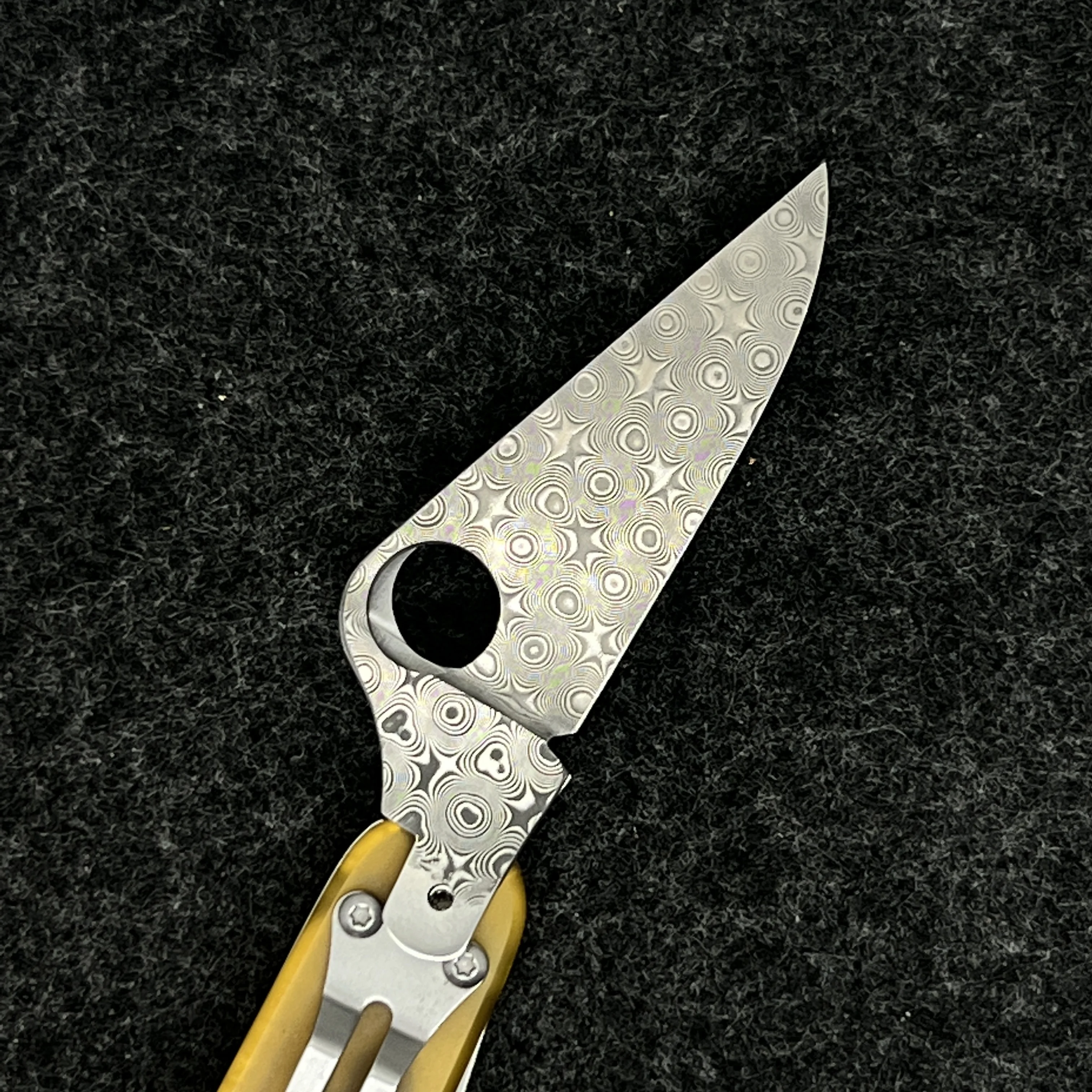 

Damascus Steel Replacement Large Blade for Handmade For 84mm Victorinox Swiss Army Knife SAK Folding Knife DIY Accessories