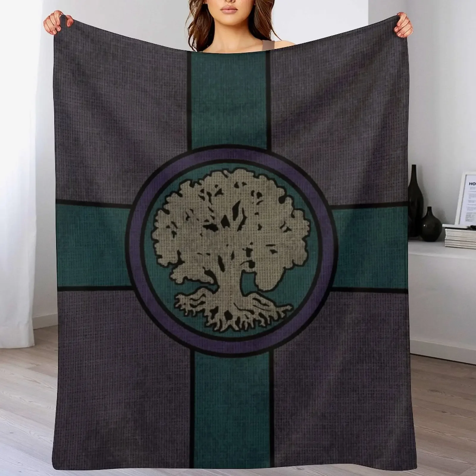 

TES Tapestry 13 - Flag of Chorrol Throw Blanket Weighted Thermals For Travel Soft Plaid Large Blankets