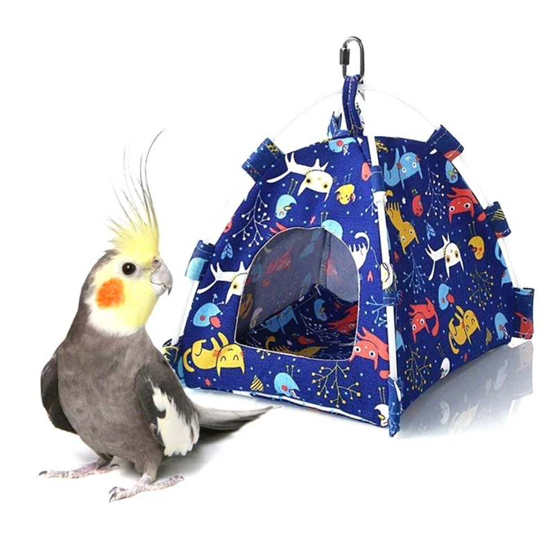 

Bird Cages Parrot Tent Household Pet Hamster-Chinchilla Squirrel Hanging Canvas Tent Hanging Hammock Pet Bird Supplies