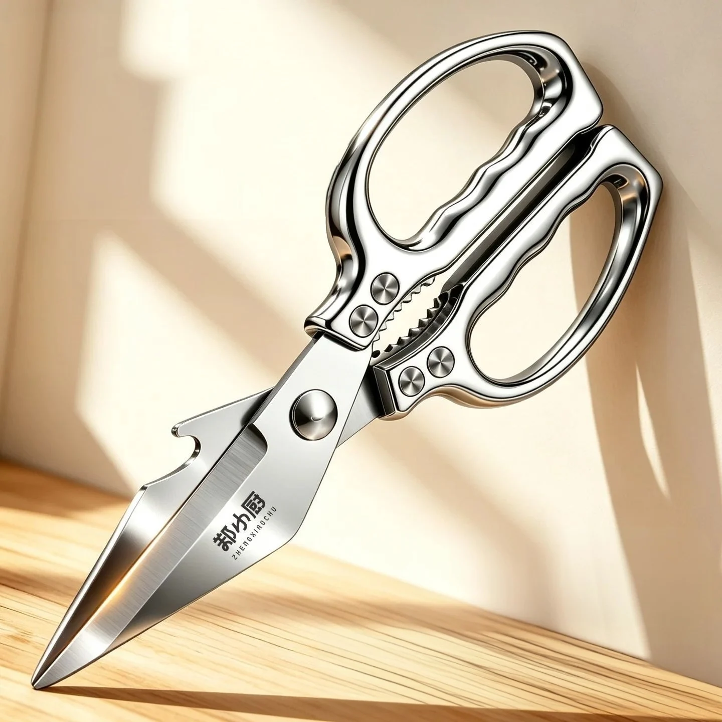High-End Kitchen Scissors for Cutting Bones Large Size Food-Grade Stainless Steel for Chicken Duck Goose Bones