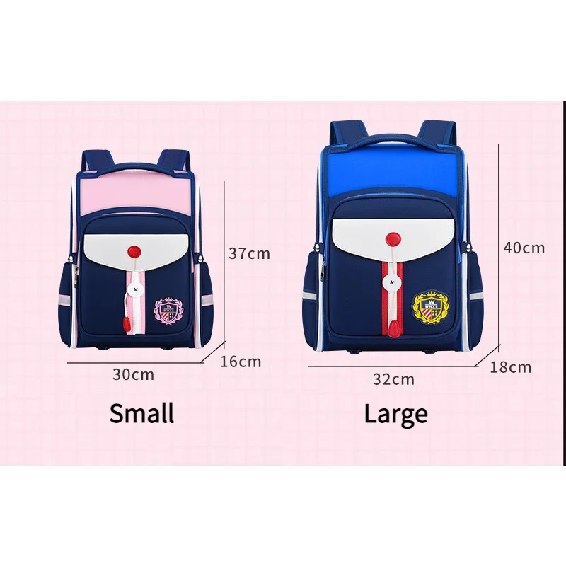 Novas crianças estilo britânico grande capacidade mochilas para menina menino escola primária estudantes moda à prova dwaterproof água mochilas all-match