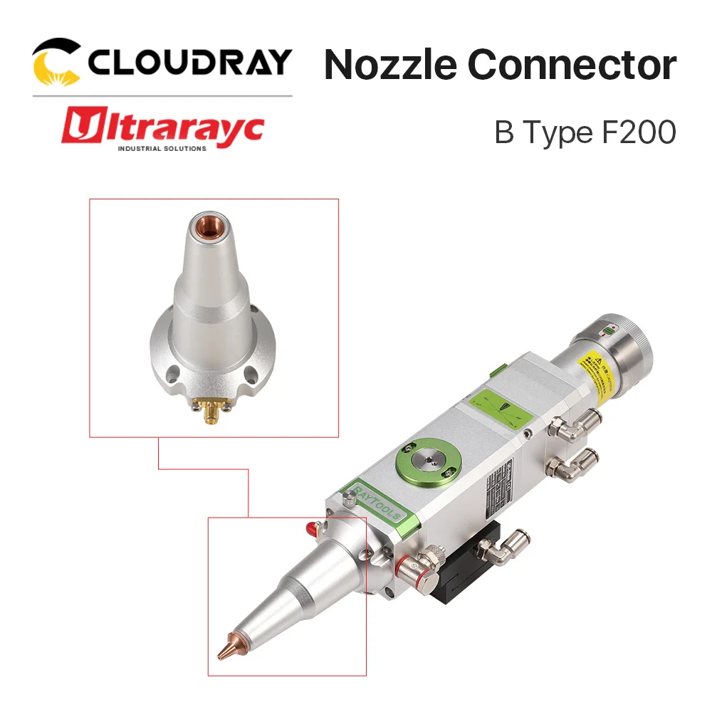 Ultrarayc ثلاثية الأبعاد raytool فوهة موصل الليزر الاستشعار جزء B نوع F200 ل raytool BM112 ثلاثية الأبعاد ليزر لحام رئيس