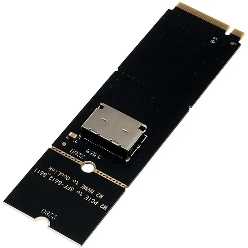 Delicate Texture-M. 2 NVME M-Key To Oculink Adapter Card M. 2 Pcie X4 To SFF-8612 Female Port Supports Pcie 3.0/4.0 For U. 2 SSD