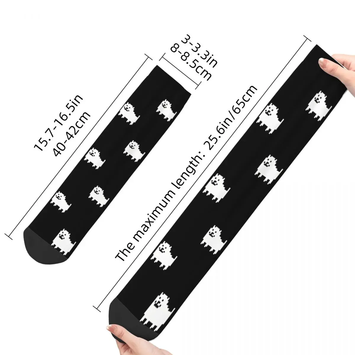 Undertale Heart Dog Socks Male Mens Women Autumn Stockings Polyester