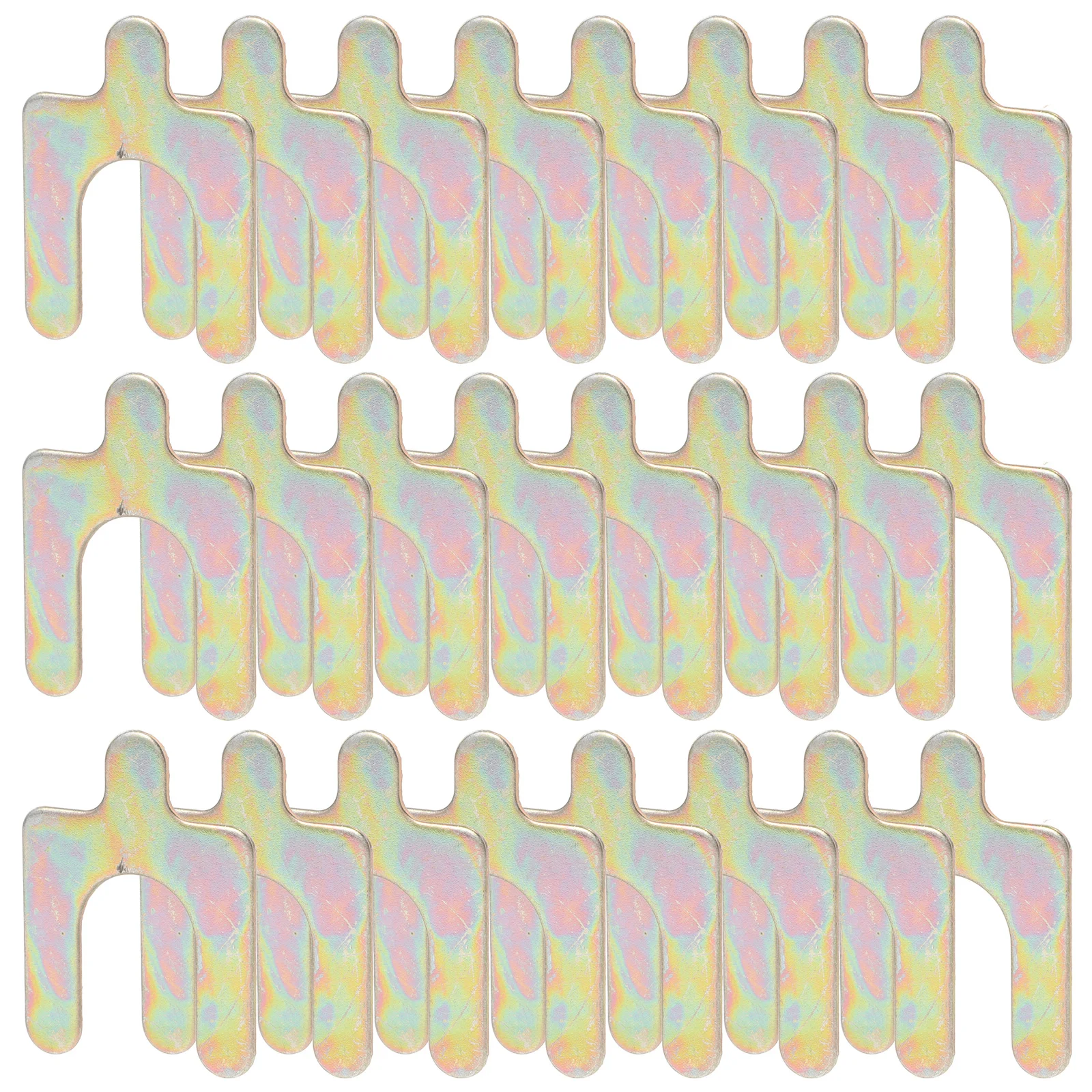 

100pcs Four Alignment Shims 1mm U Shape Clip Replacement Adjustment Durable Hose Bracket Car Hose Lock Parts
