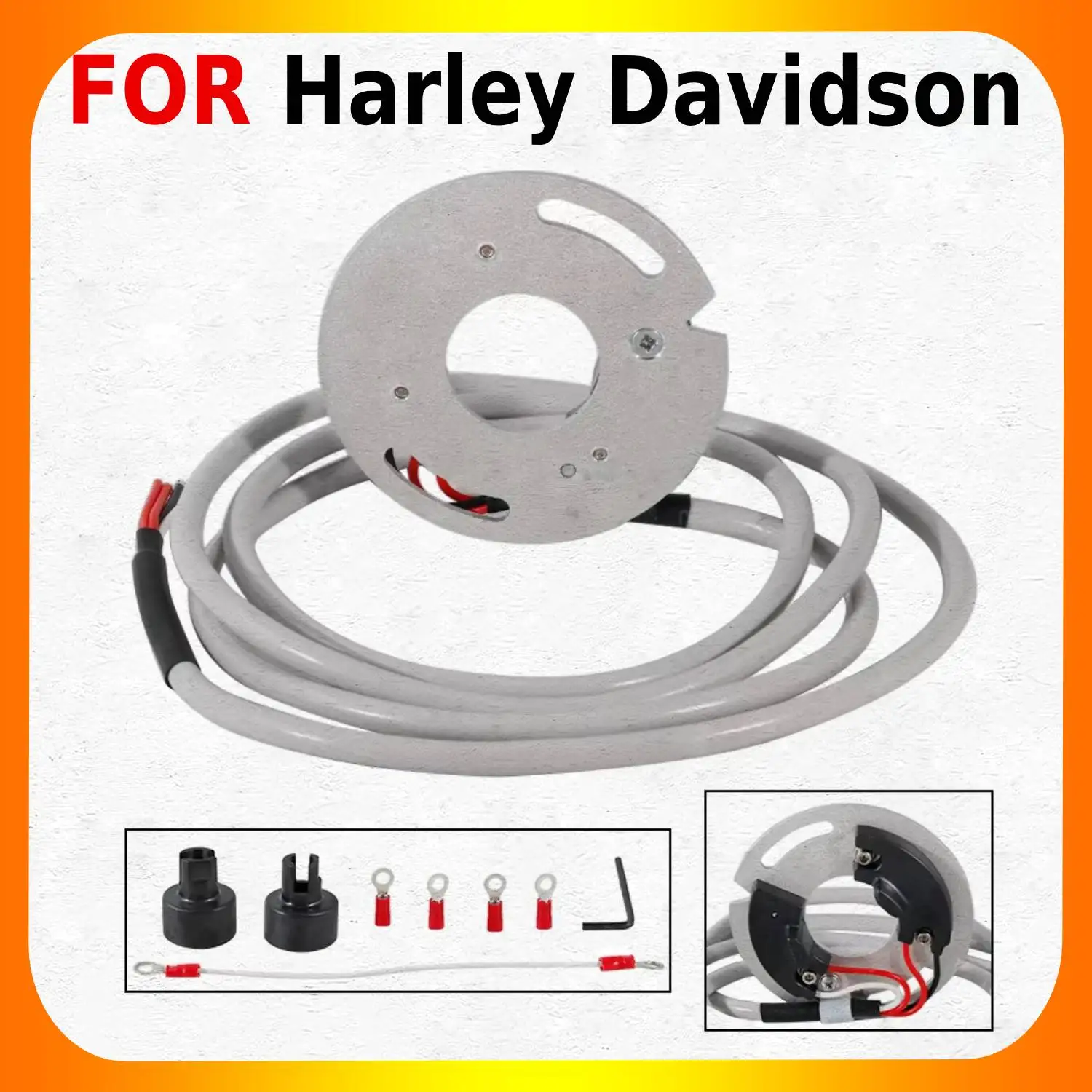 Se adapta a Harley Davidson Heritage Softail Sportster XLH Sportster 1000 1200 883 bobina de sistema de encendido electrónico de motocicleta