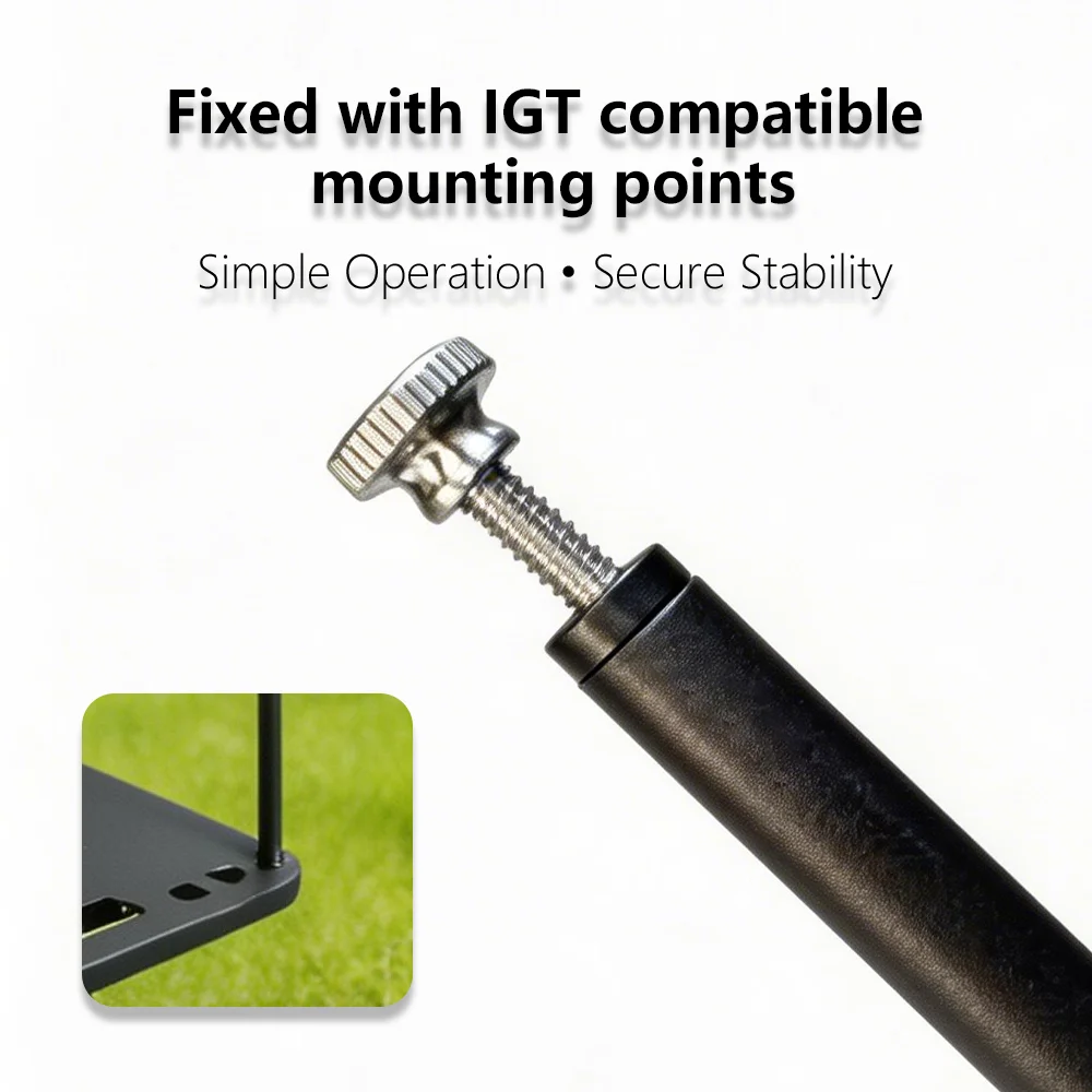 TARKA IGT Schwanenhals-Lichtständer, Metall-Camping-Lampenhalter, Aufhänger für Snow Peak Tisch, Outdoor-Zeltbeleuchtung, Erweiterungszubehör – Detail 5
