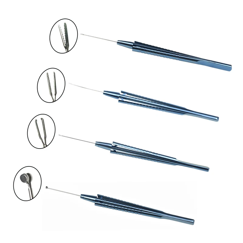 

GREATLH Retinal Capsulorhexis Forceps Intraocular Tweezers Eyelid Surgical Tool Ophthalmic Instrument Titanium Alloy