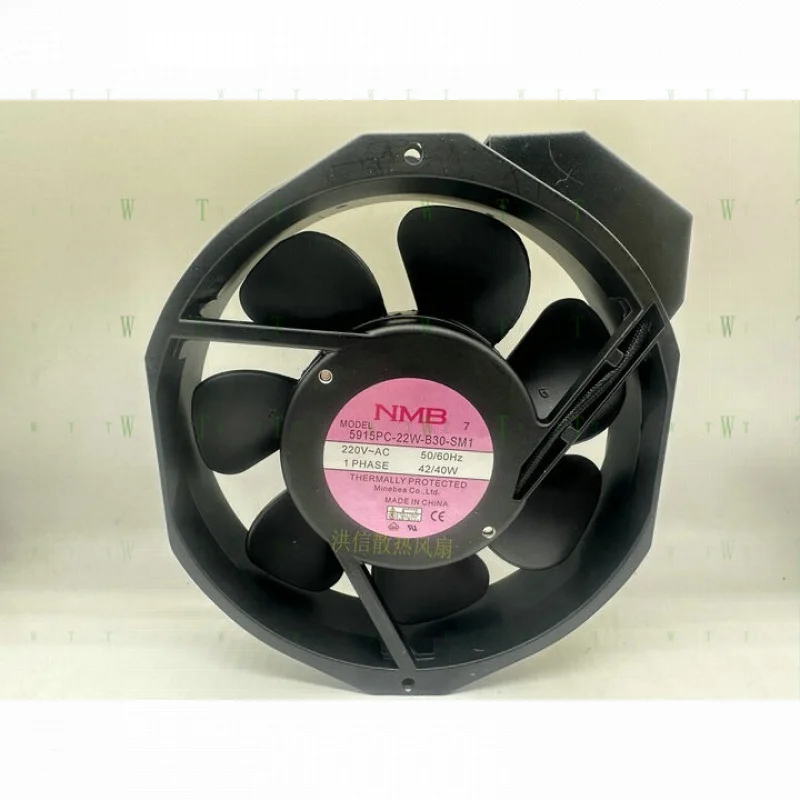 

H 1 шт. NMB 5915PC-22W-B30-SM1 220 В 42/40 Вт 172*150*38 мм цельнометаллический вентилятор