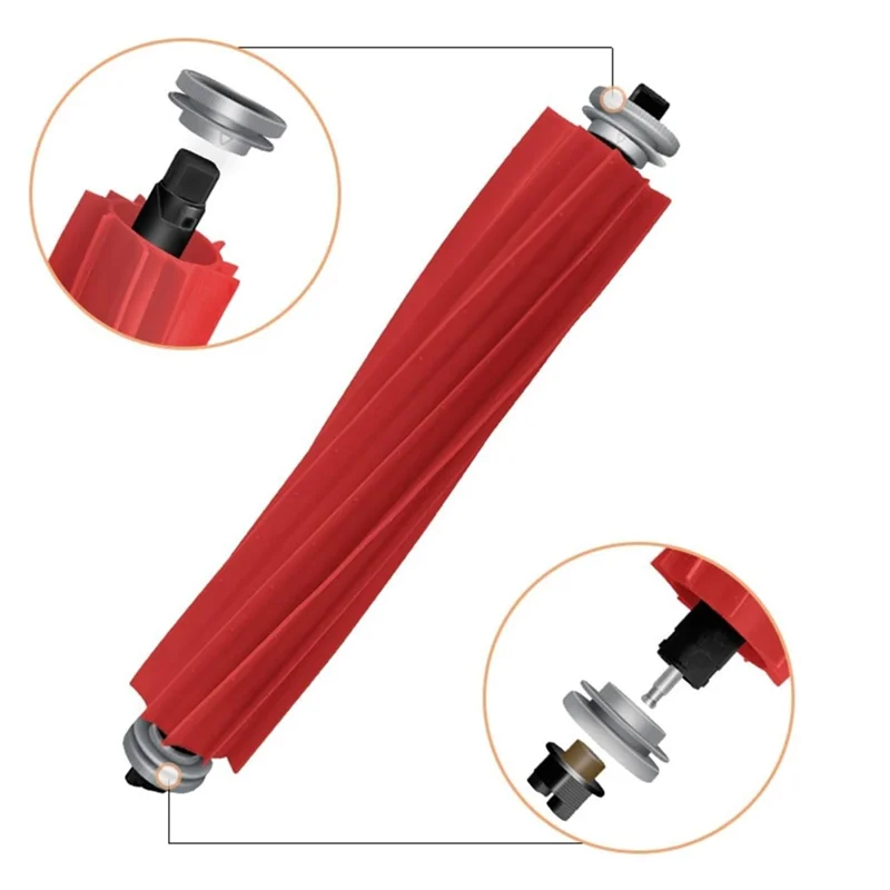 ABRW-Pezzi di ricambio di ricambio per Roborock S7 Maxv, S7 Maxv Ultra, S7 Pro Ultra, T8 Plus, G10S Robot aspirapolvere, spazzola principale, sacchetti per la polvere