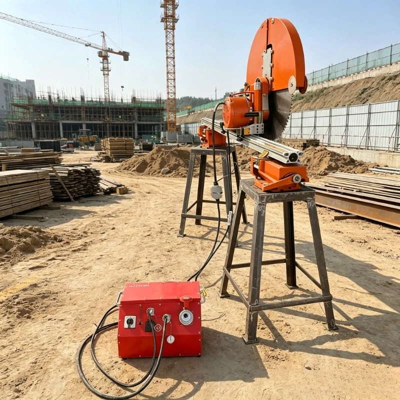 Customized Precise Track Mounted Wall Saw For Building Demolition Wall Opening And Construction Renovation Engineering Using