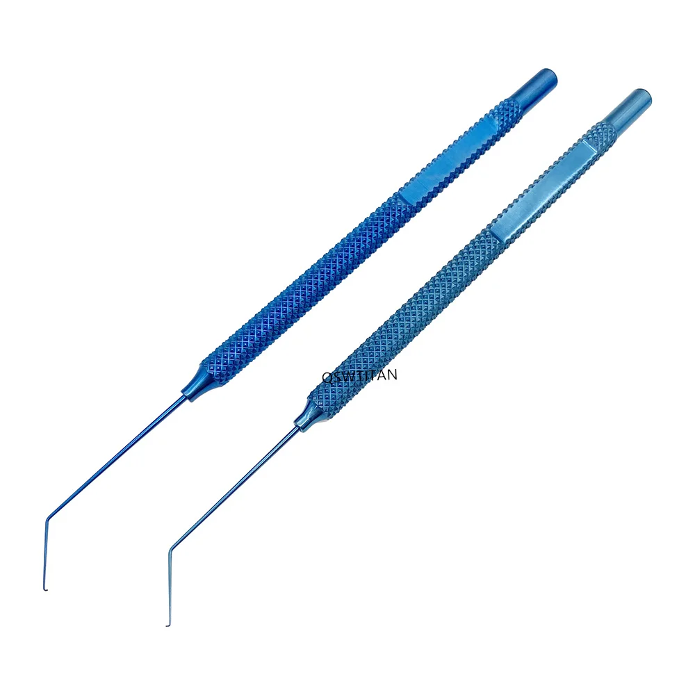 Ophthalmic Reverse Sinskey Lens Manipulator Hook Angled Titanium Surgical Instrument