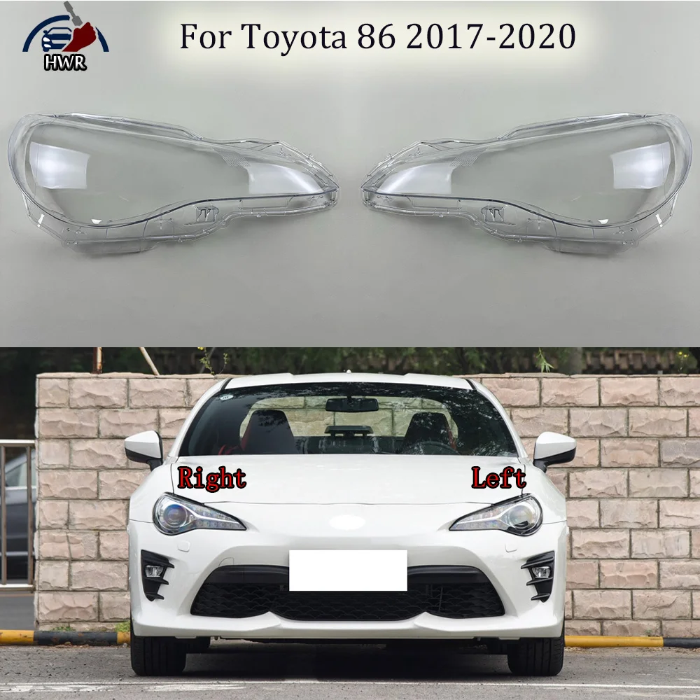 

Headlight Housing Shell Lamp Shade Lens Transparent Headlamp Cover Plexiglass Auto Replacement Parts For Toyota 86 2017-2020