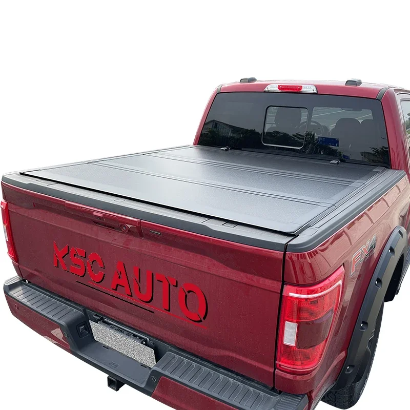 

Hot Selling Hard Tri-Fold Low Profile Truck Bed Pickup Tonneau Cover For Chevy Silverado/GMC Sierra 2014-2023