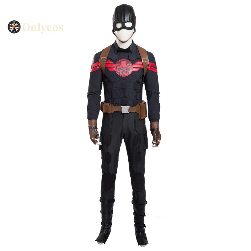 HYDRA กัปตันอเมริกาคอสเพลย์เครื่องแต่งกายชุดเครื่องแบบ Props อุปกรณ์เสริมสําหรับชายฮาโลวีน Carnival Party Onlycos