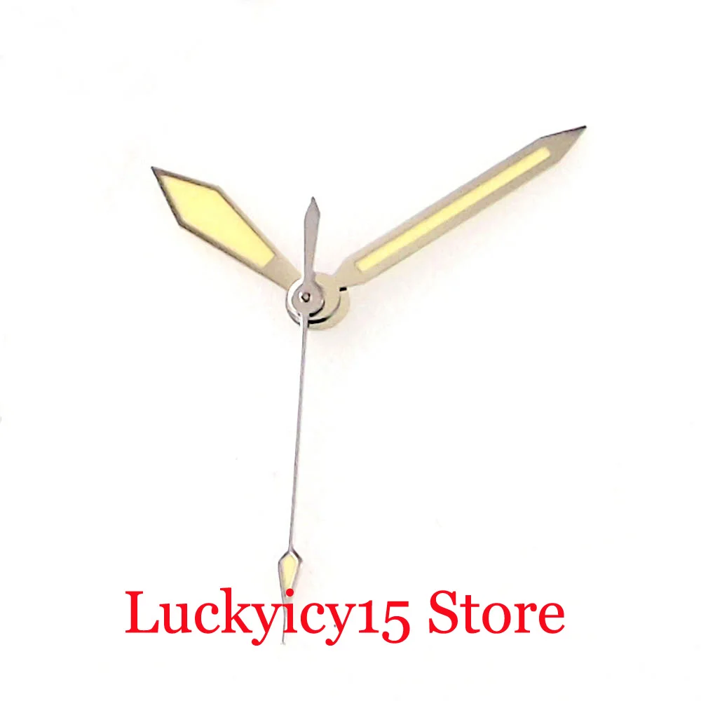 Beige/White Hands Green Luminous Accessory Needles Set Fit NH35A NH36A NH70 NH38A SKX SRP 7S26 4R35 4R36 6309 7002 7009 Movement