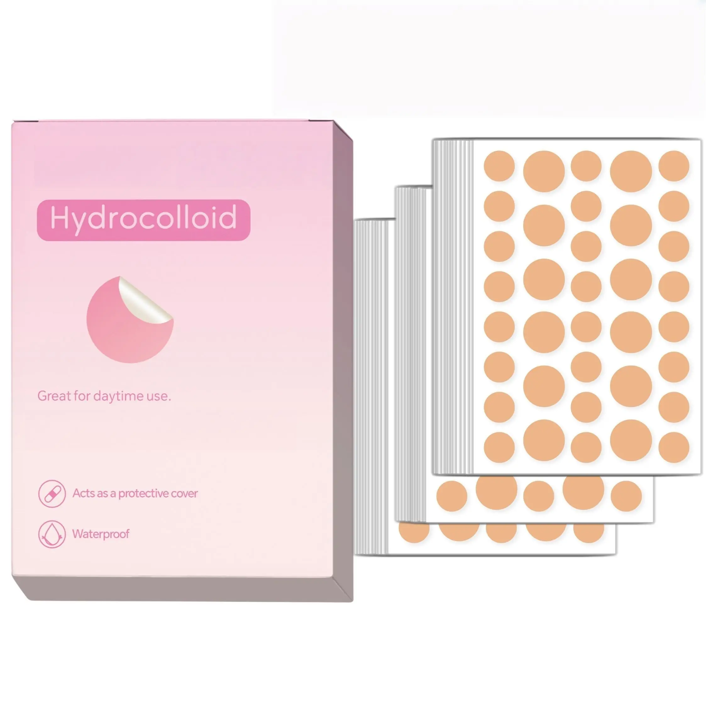 360 قطعة من رقع حب الشباب على شكل نجمة متعددة الألوان، رقع حب الشباب للوجه، رقع حب الشباب المخفية، ورقع البثور، رقيقة جدًا وب