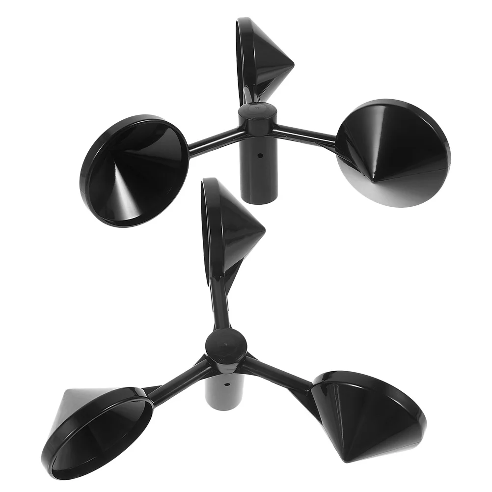 2 قطعة كأس قياس الرياح الاستشعار استبدال مقياس شدة الريح كوب دائم ABS المواد سرعة الرياح متر مستشعر سرعة الرياح