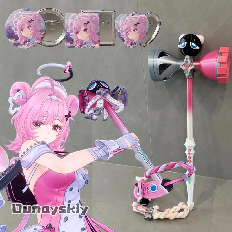 

KAWAII Anime Neverness To Everness Cosplay Chiz 3D Polylactic Acid Prop Accessory Pink Punk Y2K Handheld Prop Halloween Disguise